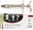 Многоразовый шприц KRUUSE plexi syringe,10 мл,LL